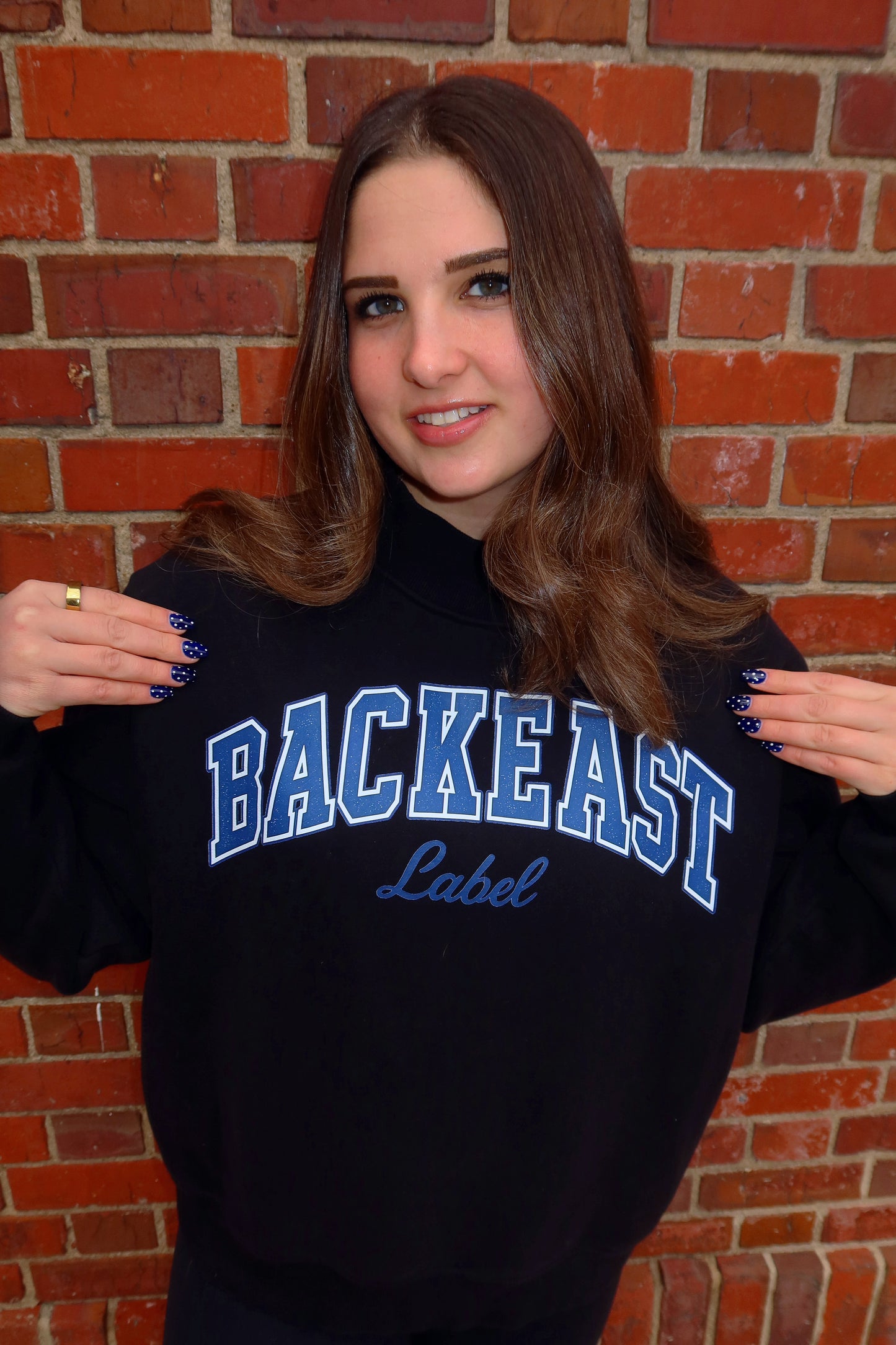 BackEast Label Mockneck