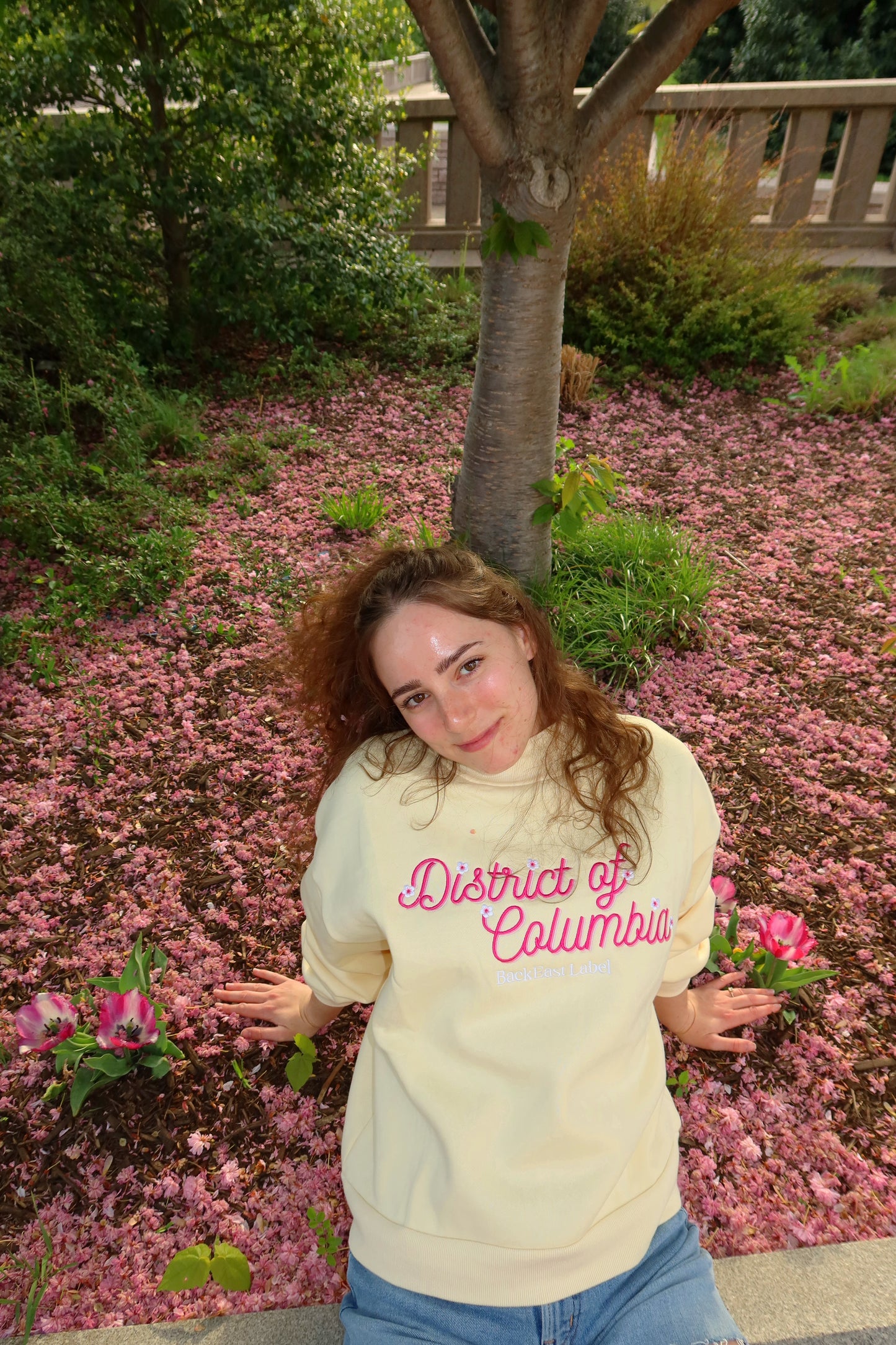 Spring & Cherry Blossom Mockneck