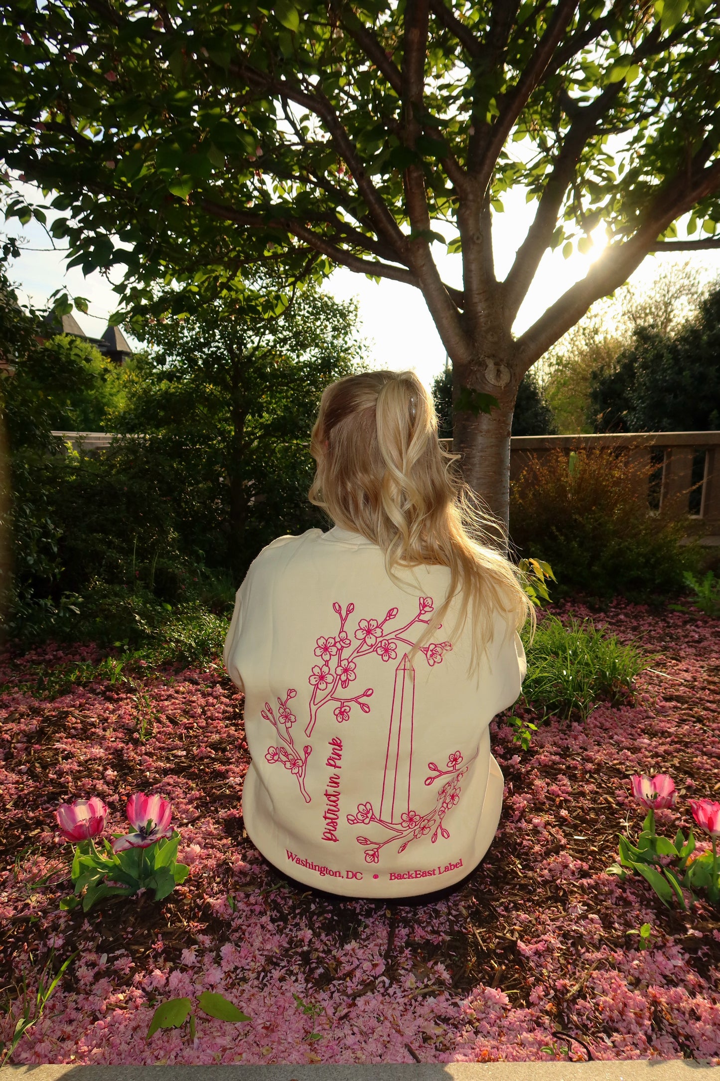 Spring & Cherry Blossom Mockneck