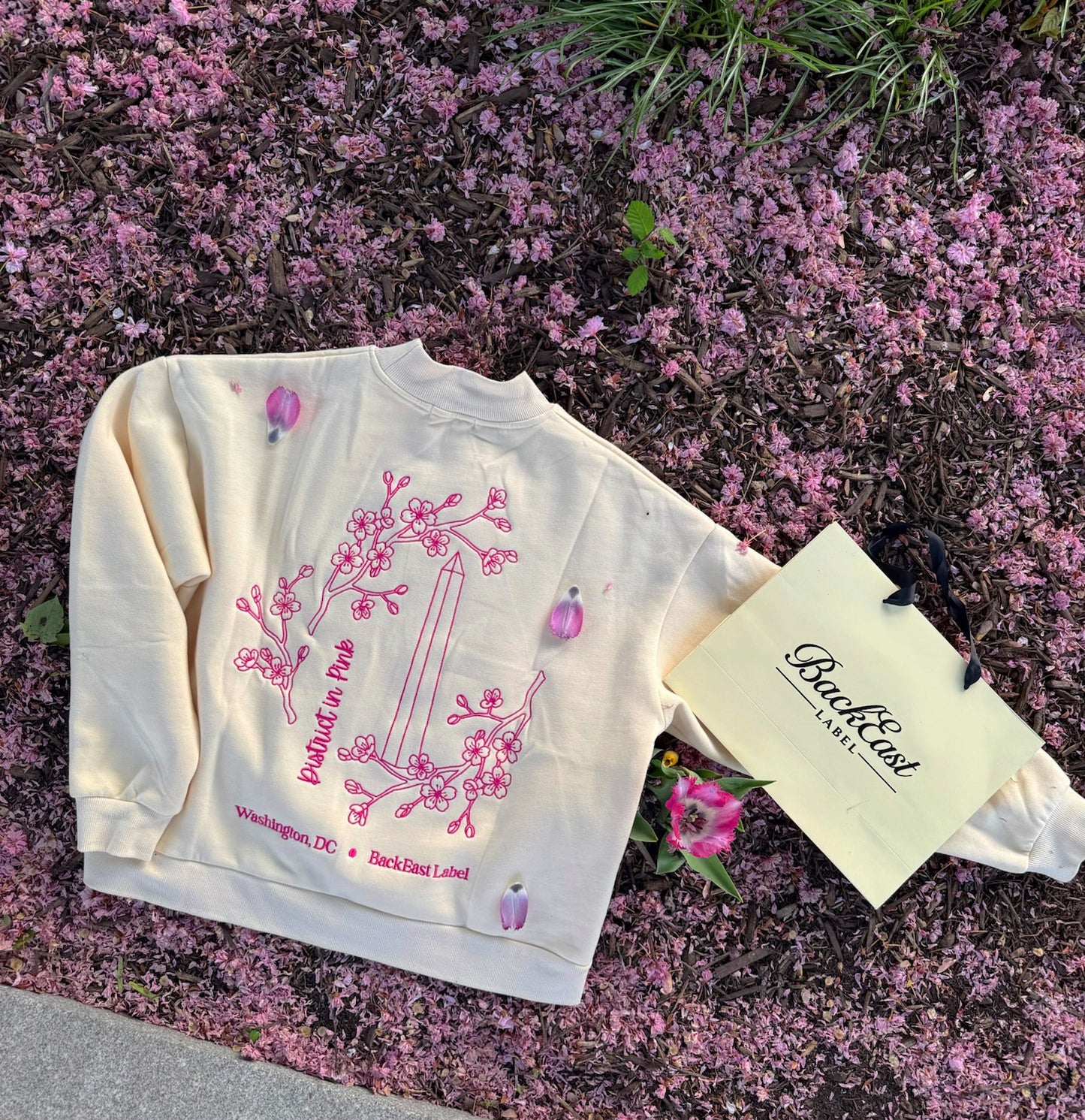 Spring & Cherry Blossom Mockneck